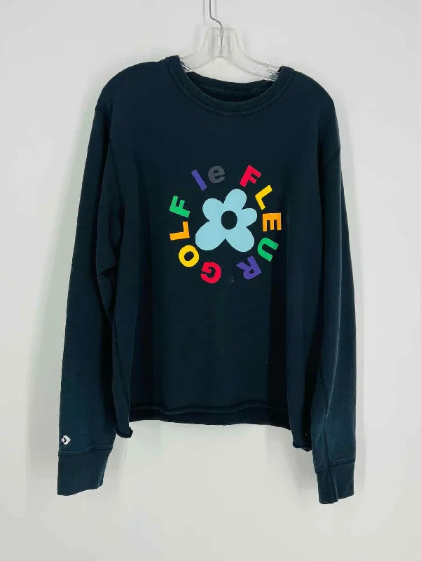 Stylish Jackets Converse Size XL Black/Multi Screen Print AS IS Activewear Sweatshirt Stylish Jackets Converse Size XL Black/Multi Screen Print AS IS Activewear Sweatshirt