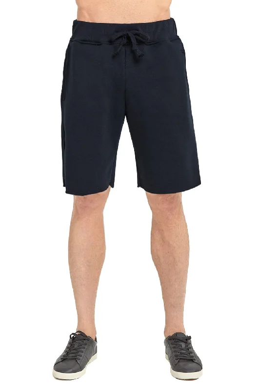 Comfortable Jeans KNOCKER MEN'S FLEECE SHORTS (FS1000_BLK)