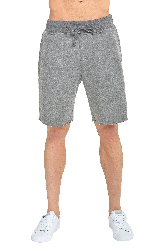 Elegant Fit KNOCKER MEN'S FLEECE SHORTS (FS1000_H.GR)
