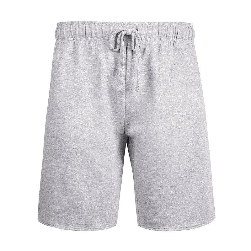 Trendy And Casual ET|TU MEN'S LIGHTWEIGHT FLEECE SHORTS (FS1020E_H.GR)