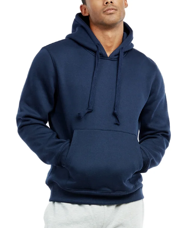 Comfortable Design KNOCKER MEN'S HEAVY WEIGHT FLEECE HOODED SWEATSHIRT (HD1000_NAVY)