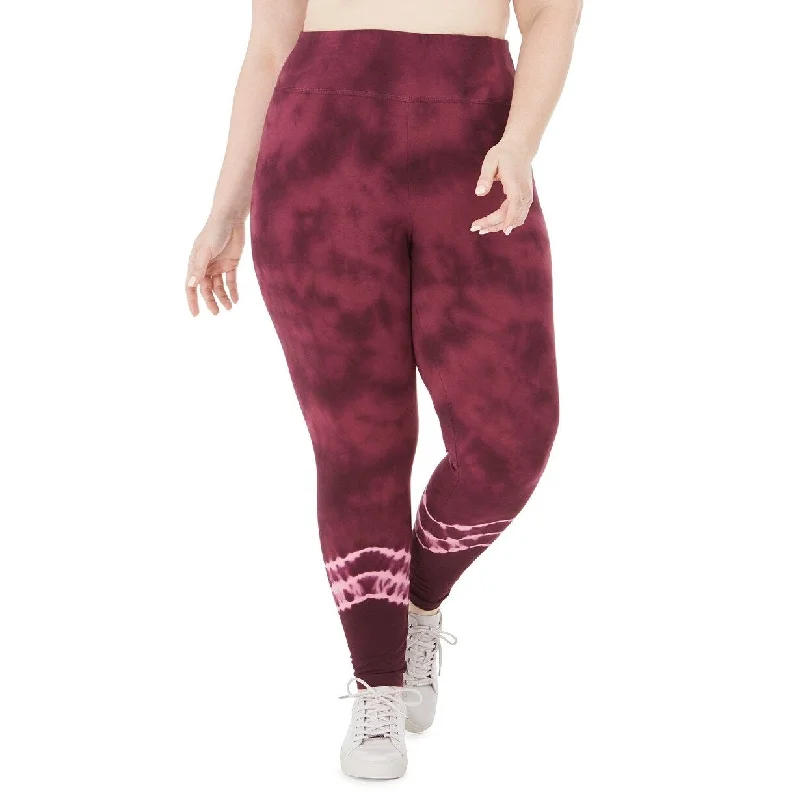 Easygoing Outfits Ideology Women's Plus Size Tie Dyed Leggings Red Passion Size 3 Extra Large - Black - XXXL Easygoing Outfits Ideology Women's Plus Size Tie Dyed Leggings Red Passion Size 3 Extra Large - Black - XXXL