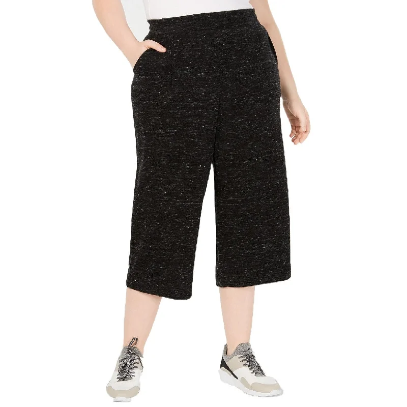 Versatile Comfort Ideology Women's Plus Size Wide-Leg Pants Black Size Extra Large - X-Large Versatile Comfort Ideology Women's Plus Size Wide-Leg Pants Black Size Extra Large - X-Large