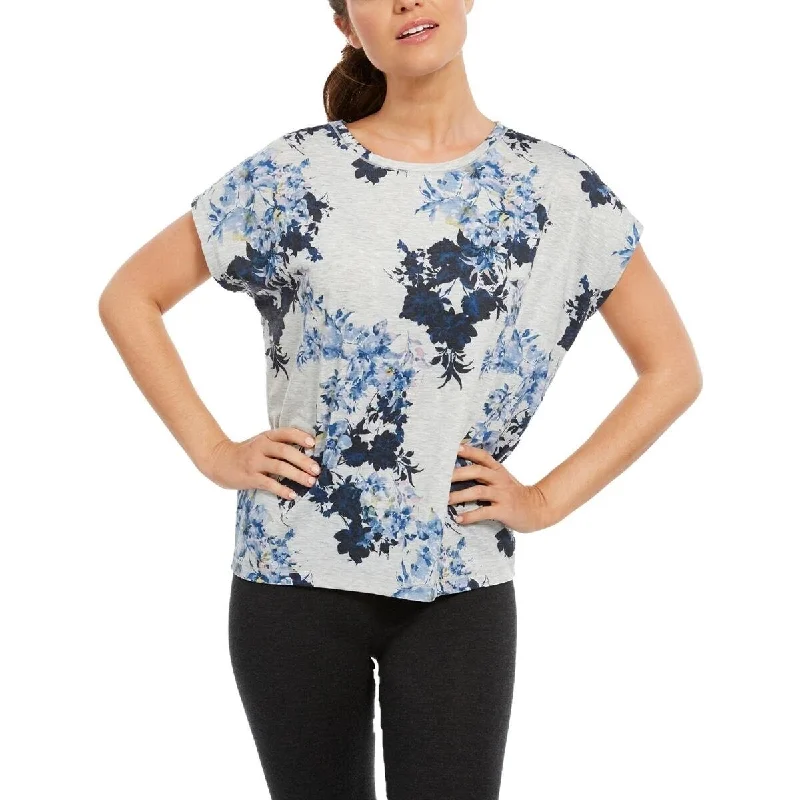Advanced Design Ideology Women's Printed Yoga T-Shirt Grey Size Extra Small - X-Small Advanced Design Ideology Women's Printed Yoga T-Shirt Grey Size Extra Small - X-Small