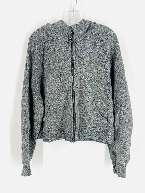 Classic Lululemon Athletica Size XL/XXL Gray Variegated Activewear Jacket