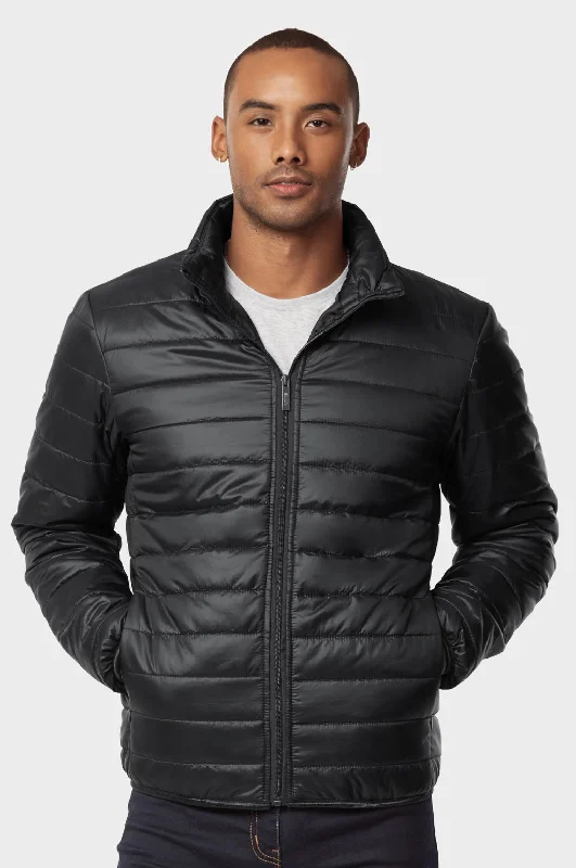 Elegant Series ET|TU MEN'S PUFF JACKET (MPJ200E_BLACK)