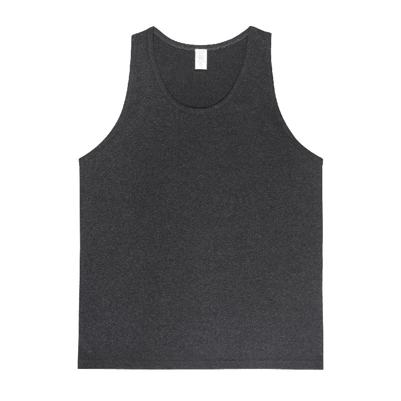 Relaxed Fits KNOCKER MEN'S HEAVY TANK TOP (MT200_CH/GR)