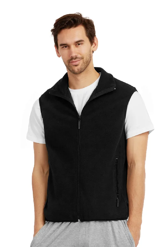 Innovative Design ET TU MEN'S POLAR FLEECE VEST (PF1500E_BLACK)