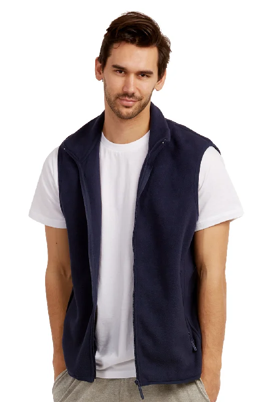 Classic Series ET TU MEN'S POLAR FLEECE VEST (PF1500E_NAVY)