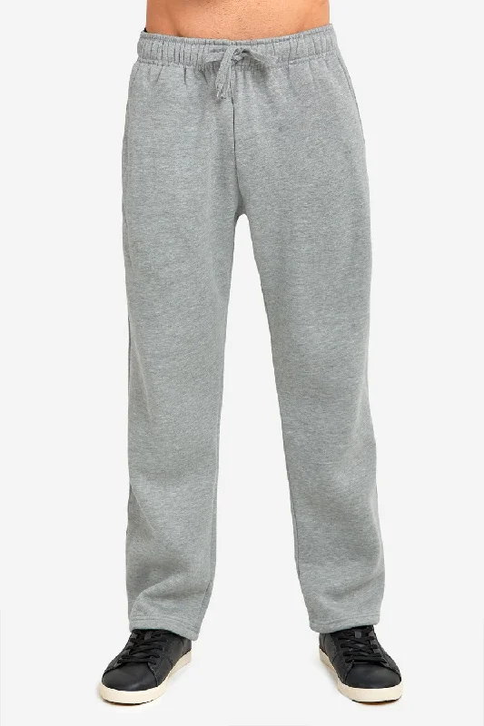 Fashion Elements KNOCKER MEN'S HEAVY WEIGHT FLEECE SWEATPANTS (SP1000_H.GRY)