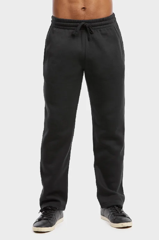 Versatile Itinerary ET TU MEN'S LIGHTWEIGHT FLEECE SWEATPANTS (SP1020E_BLACK)