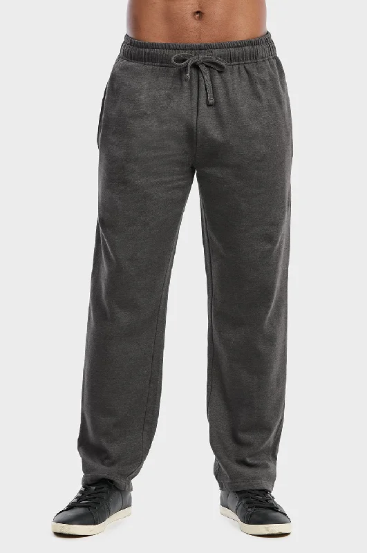 Exquisite Details ET TU MEN'S LIGHTWEIGHT FLEECE SWEATPANTS (SP1020E_CH-GR)