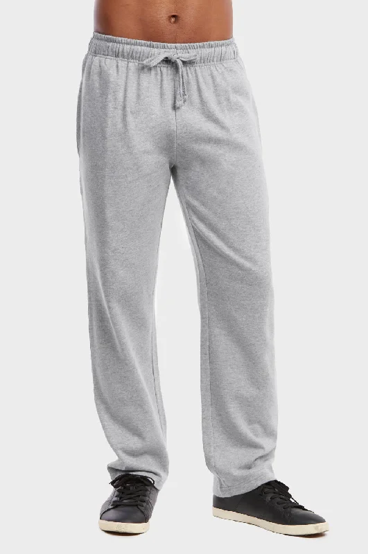 Elegant Outline ET TU MEN'S LIGHTWEIGHT FLEECE SWEATPANTS (SP1020E_H.GRY)