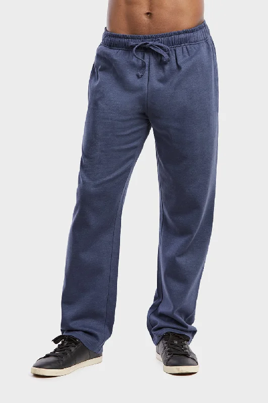Casual Wear ET TU MEN'S LIGHTWEIGHT FLEECE SWEATPANTS (SP1020E_NV-MRL)