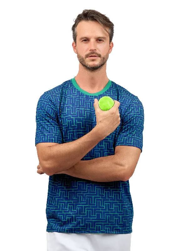 Trendy Looks Men's Short-Sleeve Crew Neck - UV Protection, Antimicrobial