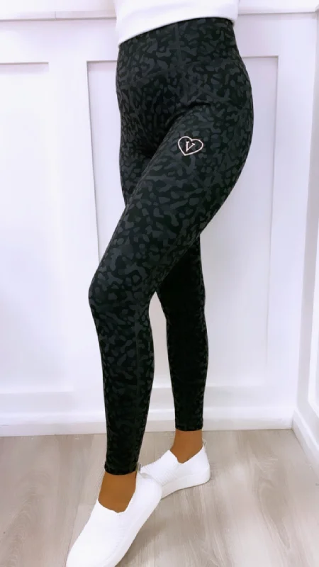 British Fashion Active Walking Leggings Camo