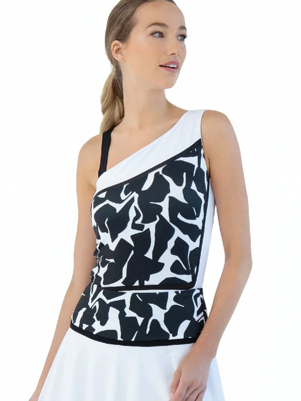 Comfortable Outfits Stylish Women's Off-Shoulder Tank - Four-Way Stretch & Comfort