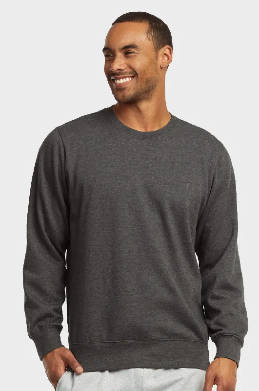 Creative Prints ET|TU MEN'S LIGHTWEIGHT FLEECE SWEATSHIRTS (SWS1020E_CH-GR)
