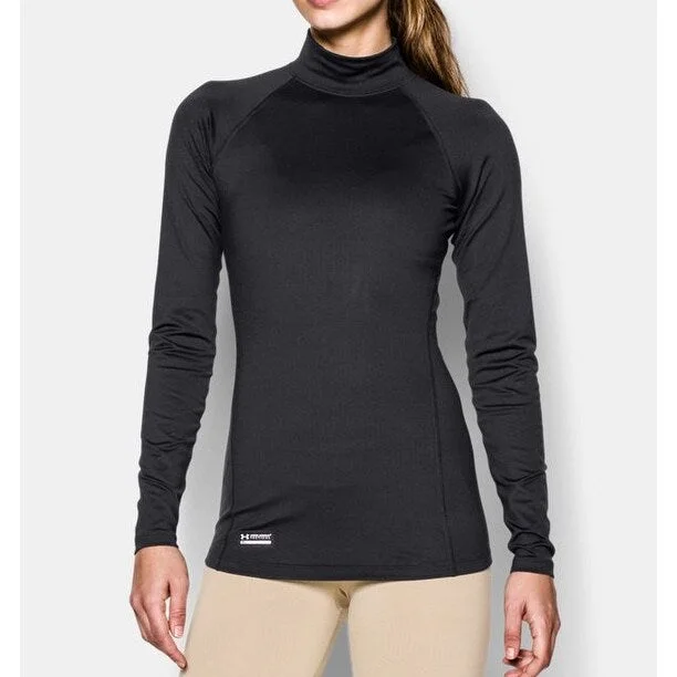 Elegant Dressing Under Armour Women's ColdGear® Infrared Mock Long Sleeve Shirt - Black - S - s (4 - 6) Elegant Dressing Under Armour Women's ColdGear® Infrared Mock Long Sleeve Shirt - Black - S - s (4 - 6)