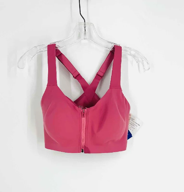 Embroidery Design Victoria's Secret Size 34DD=M Rose Solid Zipper NEW Activewear Sports Bra Embroidery Design Victoria's Secret Size 34DD=M Rose Solid Zipper NEW Activewear Sports Bra