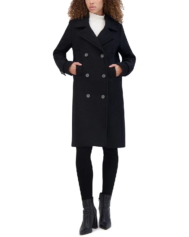 Fashion Elements Andrew Marc Evileen Wool-Blend Coat