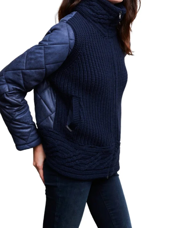 Comfortable And Versatile Cari Jacket In Marino Blue