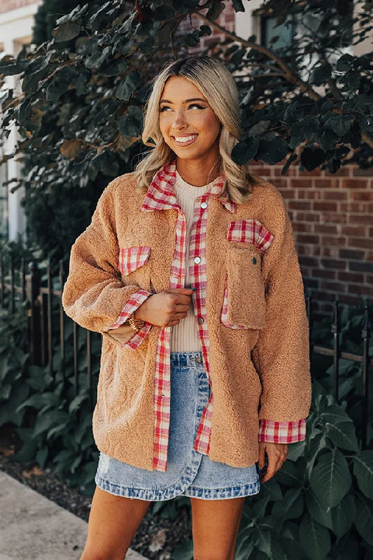 Cool Summer Cozy Darling Sherpa Jacket