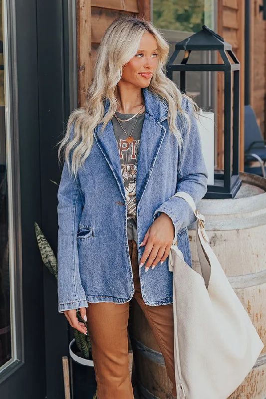 Fashion Elements Dreaming Of Soho Denim Blazer