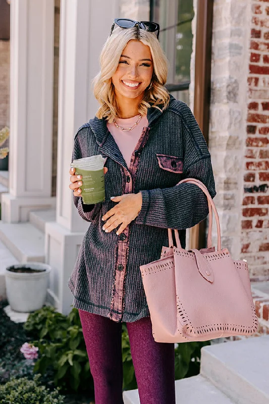 Denim Design Exceptionally Chic Waffle Knit Light Weight Jacket In Navy