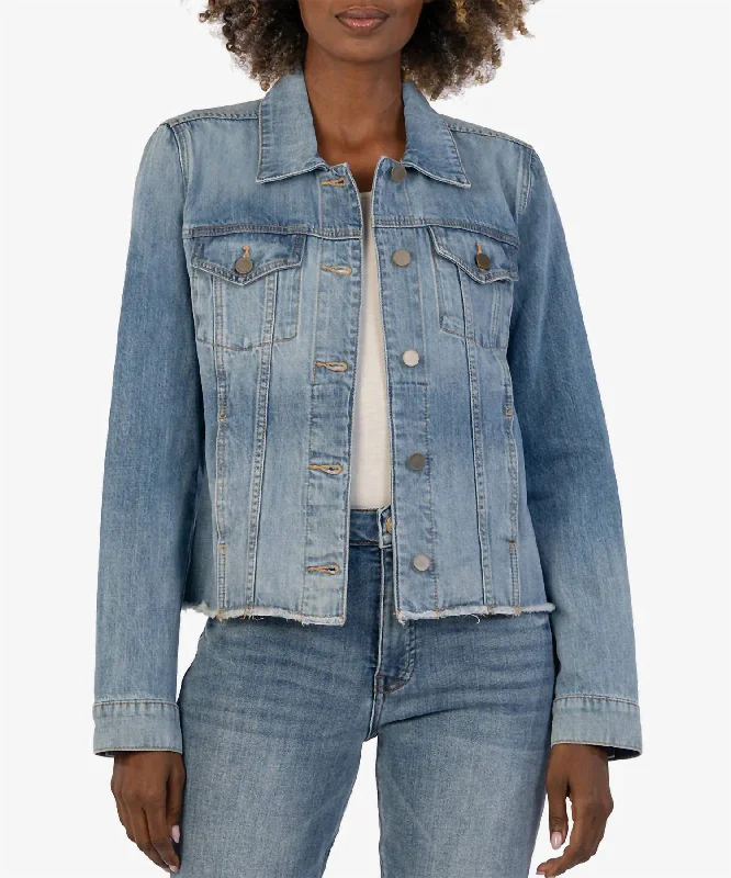 Modern City Julia Denim Jacket In Diagnosed