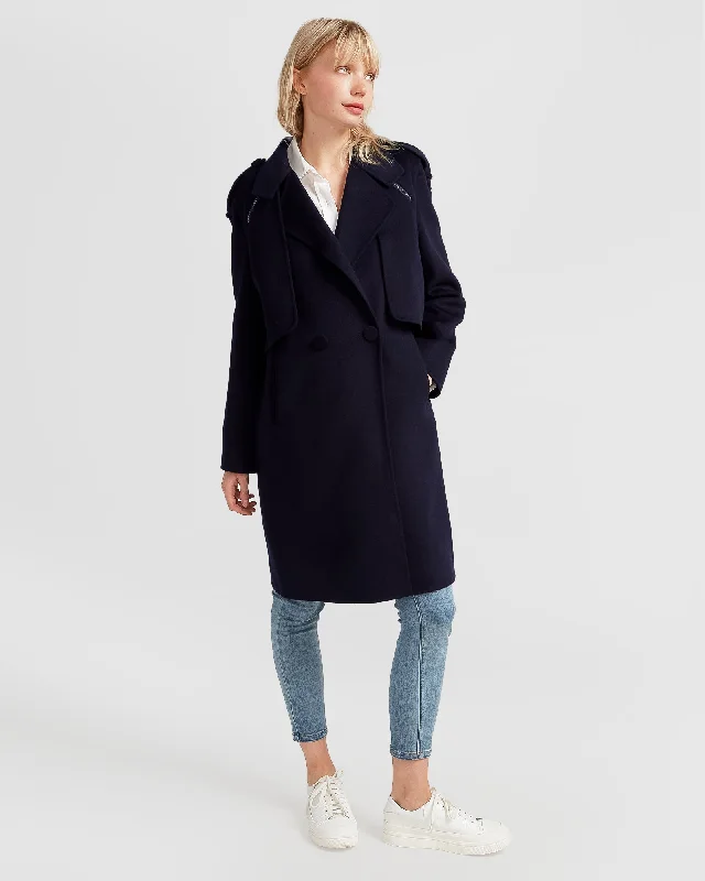 Modernism Palm City Wool Blend Coat