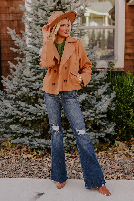 Casual Chic Simply Grand Jacket in Camel