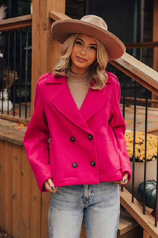 Classic Series Simply Grand Jacket in Hot Pink