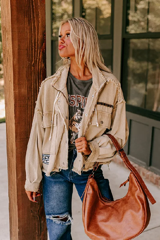 Fashionable And Fashionable Slow Your Role Denim Jacket