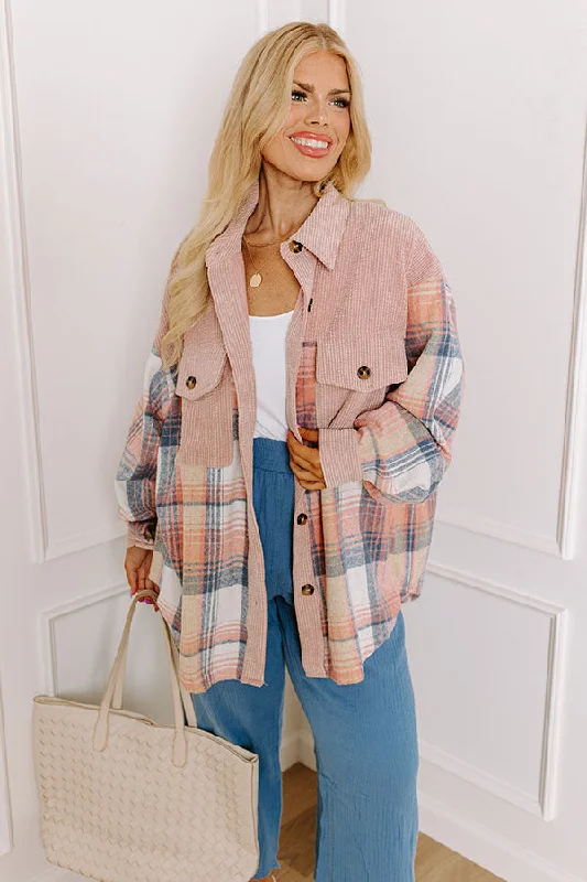 Playful Style So Plaid You're Mine Jacket Curves