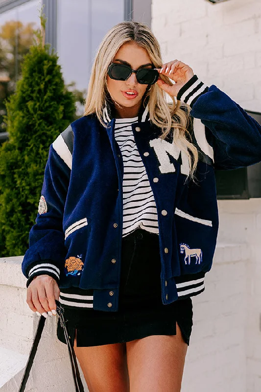Warm Winter Series Spotlight Delight Varsity Jacket