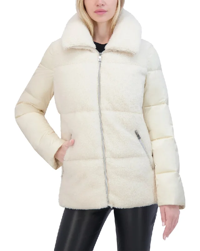 Relaxed Tops Tahari Puffer Coat