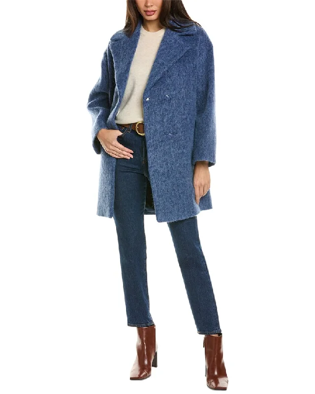 New Products Weekend Max Mara Pepli Wool & Mohair-Blend Coat