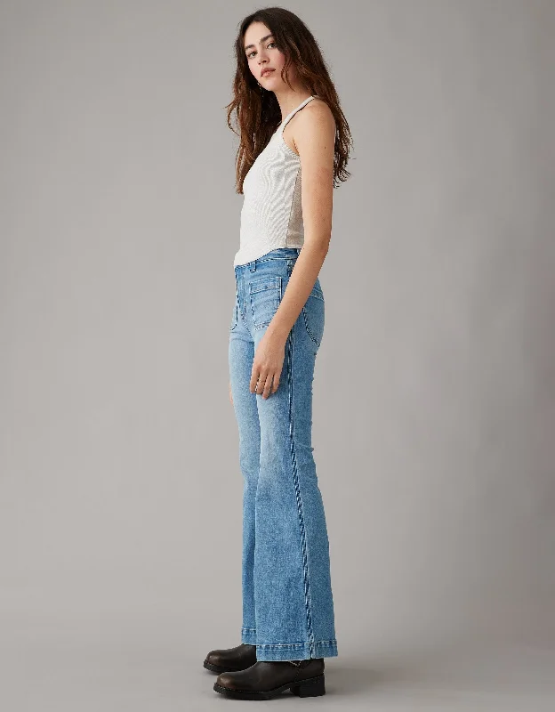 Casual Comfort Wear AE Next Level Festival Flare Jean
