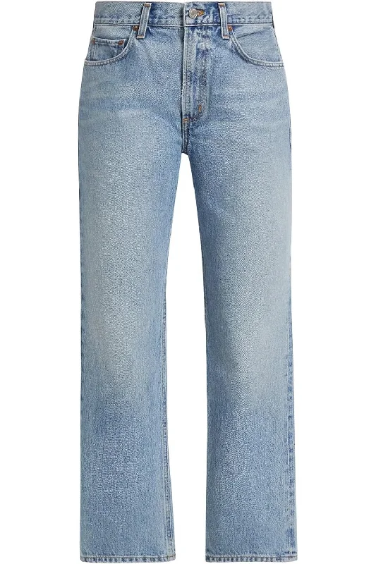 Sports Trend Agolde Women's Valen Mid-Rise Vintage Straight Jeans, Harmonic
