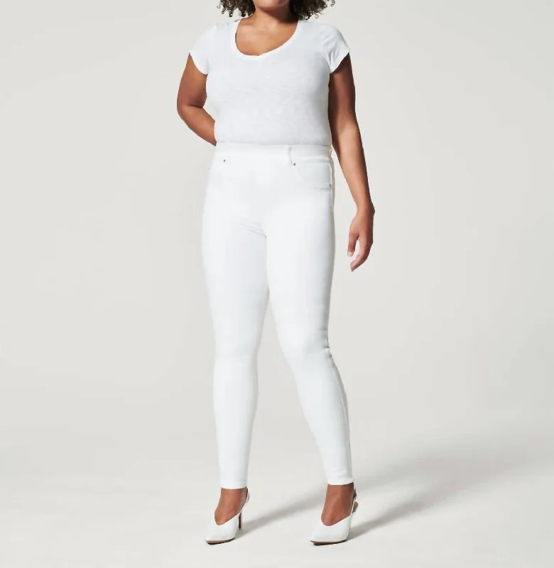End Of The Year Ankle Skinny Jeans In White