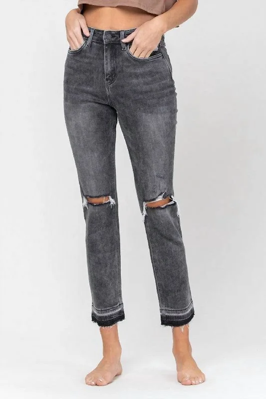 Personalized Series Ashton Jeans In Black Washed