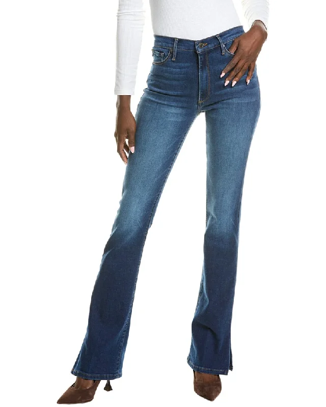 Elegant And Lazy Black Orchid Talissa High-Waist Slice Heel Make It Rain Jean