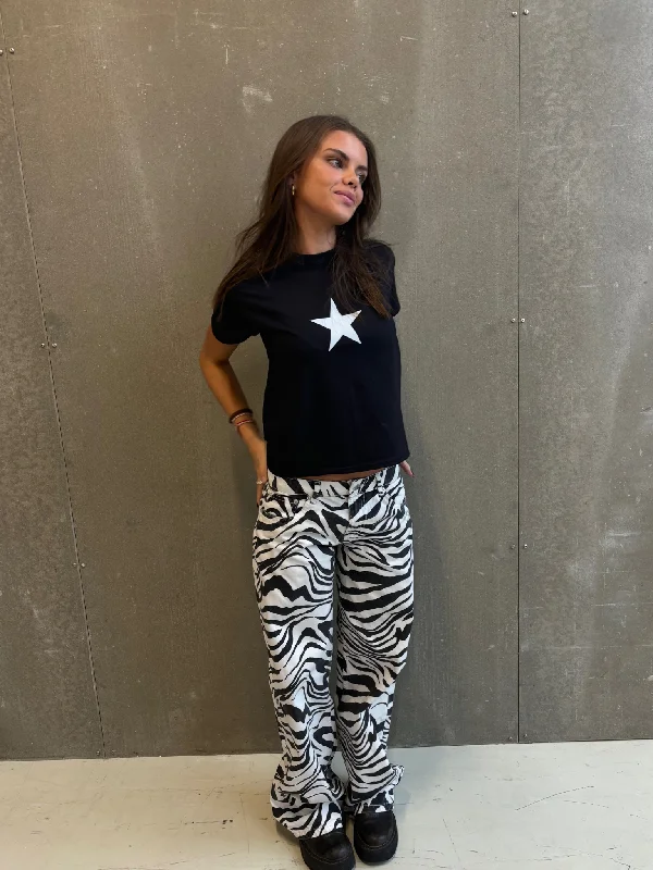 Soft Comfort ESTHER JEANS - ZEBRA