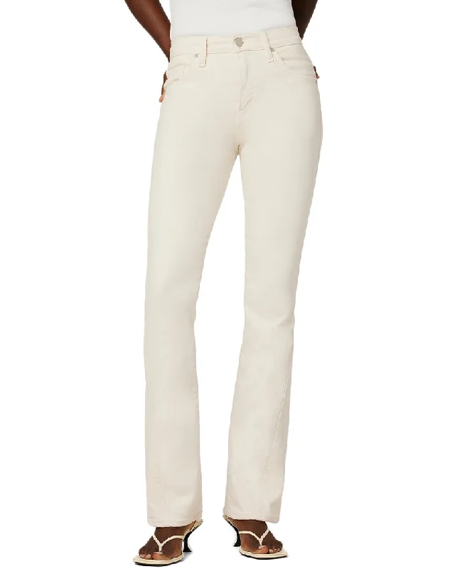 Unique Fashion HUDSON Jeans Barbara High-Rise Baby Boot Ecru Jean