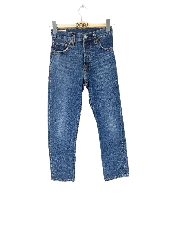 Simple Solid Color Jean droit Levi's