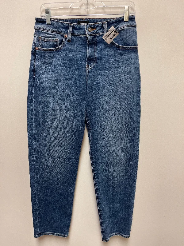 Trendy Casuals Jeans Boyfriend By Express In Blue Denim, Size: 6