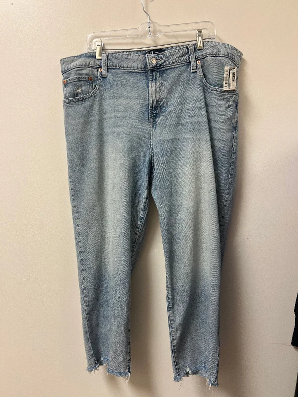 Fashion Pioneer Jeans Boyfriend By Gap In Blue Denim, Size: 18