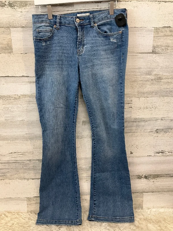 Sports Style Jeans Flared By Cme In Blue Denim, Size: 8