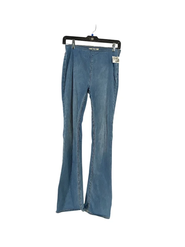 Daily Comfort Jeans Flared By We The Free In Blue Denim, Size: 28